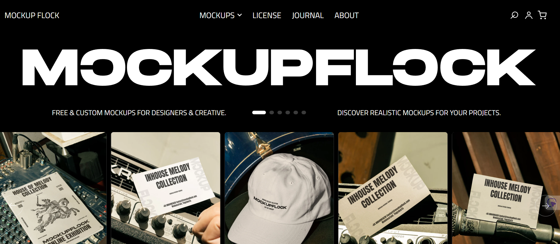 MakrsLab web design showcase